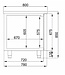 Bakkerij koelwerkbank 3-deurs | Pro Line | 615L | (H)85x(B)210x(D)80