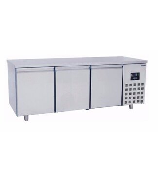 Combisteel Bakkerij koelwerkbank 3-deurs | Pro Line | 615L | (H)85x(B)210x(D)80