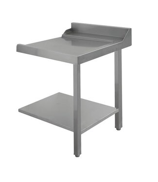 Bartscher RVS Afvoertafel Bartscher - Rechts - 70cm