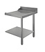 Bartscher RVS Afvoertafel Bartscher - Rechts - 70cm