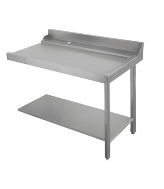 Bartscher RVS Afvoertafel Bartscher Rechts - 120cm