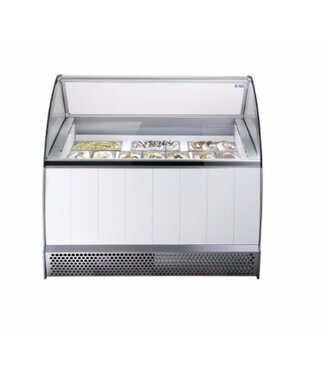 ISA Schepijsvitrine Bermuda | 13x 5L | (H)134x(B)167x(D)80