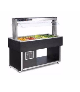 Nordcap Saladebar Green | 6x 1/1GN | LED verlichting