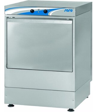 Saro Glazenspoelmachine | 35x35cm | met zeepdoseerpomp | (H)60x(B)42x(D)46