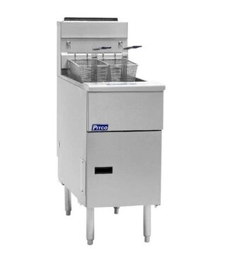 Pitco Friteuse gas | SG14S Millivolt | Propaan | 32kW | Olie 18-23kg | 60kg/u | (H)86,4x(B)39,7x(D)86,4cm