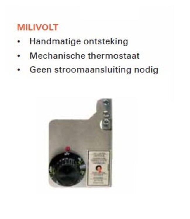 Friteuse gas | SG14S Millivolt | Propaan | 32kW | Olie 18-23kg | 60kg/u | (H)86,4x(B)39,7x(D)86,4cm