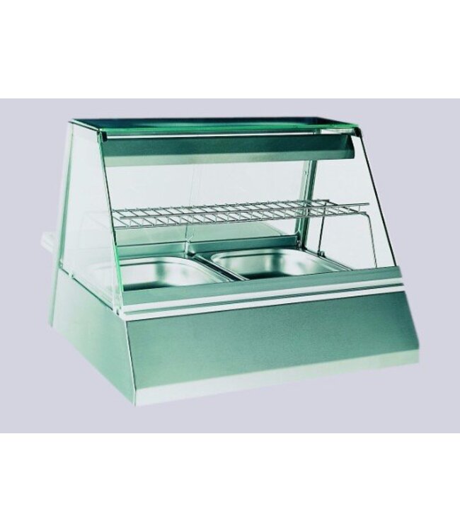 Ubert Warmhoudvitrine Economyline HTE 60 | 2x 1/2GN | (H)46x(B)60x(D)52,5