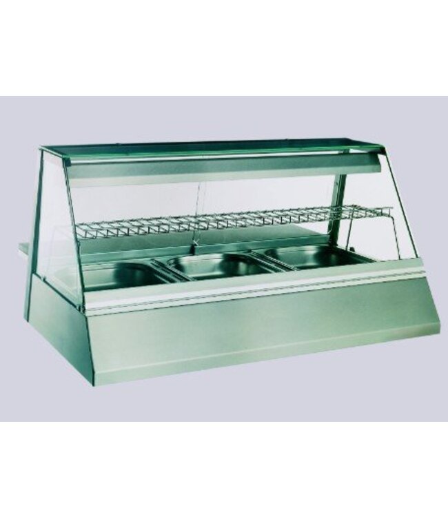 Ubert Warmhoudvitrine Economyline HTE 90 | 3x 1/2GN | (H)46x(B)90x(D)52,5