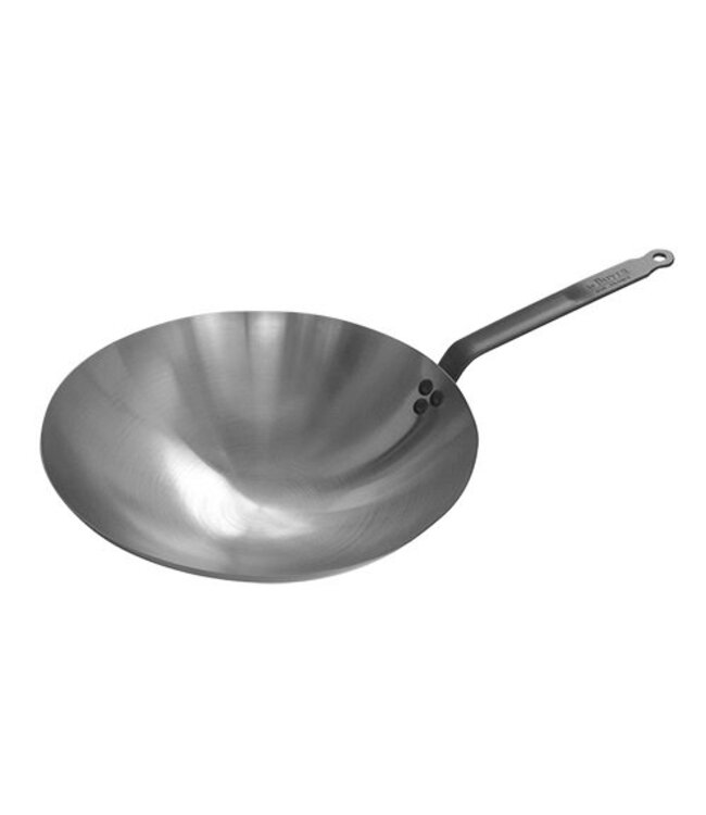 De Buyer Wok pan ronde bodem 36cm