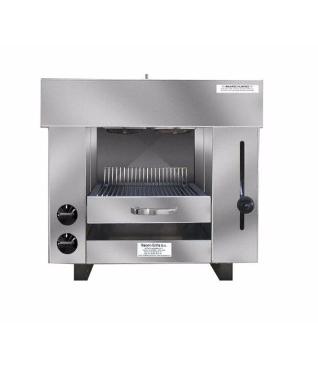 Pita en kapsalon grill oven | Gas | 2 branders | (H)60x(B)65x(D)43