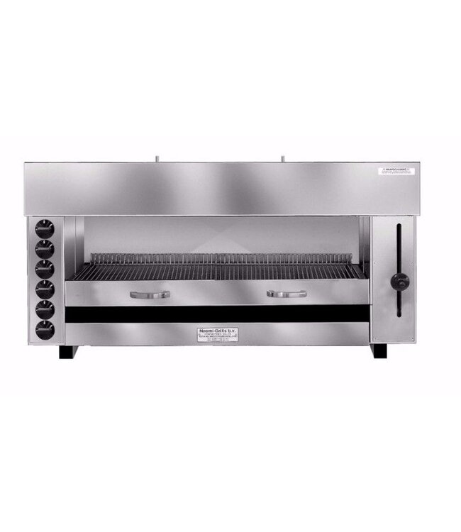 Pita en kapsalon grill oven | Gas | 6 branders | (H)60x(B)129x(D)43