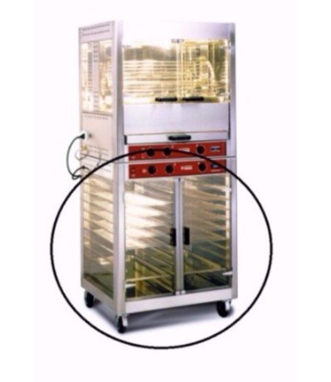 Warmhoudkast voor elektrische kippengrill
