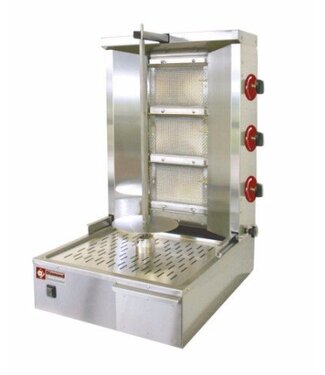 Diamond Gyros grill - op gas - 25-35kg