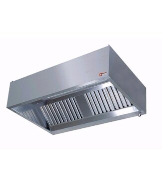 Afzuigkap doosmodel - zonder motor - 200cm