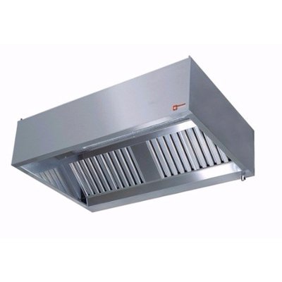 Afzuigkap doos model - zonder motor - 200cm