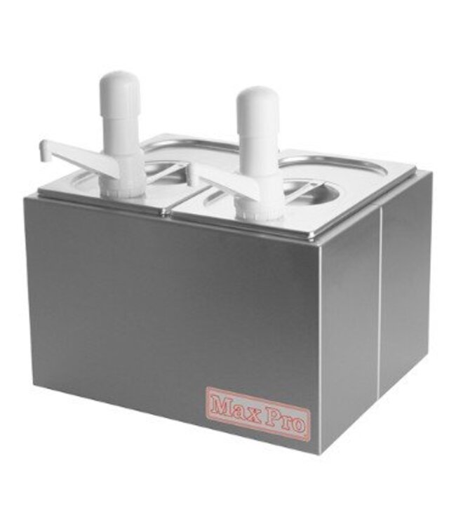 Saus dispenser 2x 1/4GN