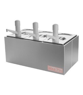 Max Pro Sausdispenser 3x 1/4GN