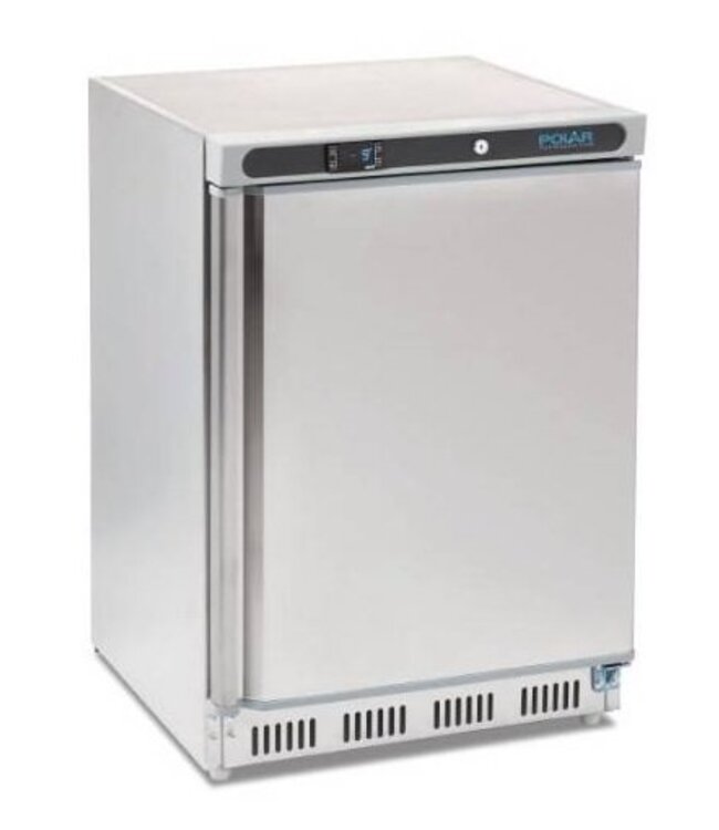 Tafelmodel vriezer RVS | 140L | (H)85,5x(B)60x(D)59,5