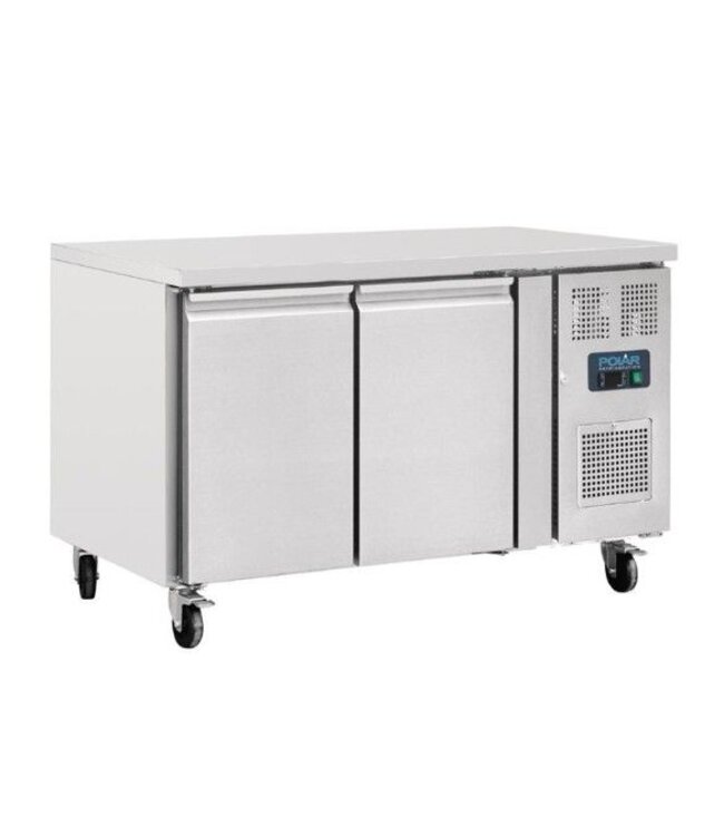 Koelwerkbank RVS | 2 Deurs | 282L | (H)85x(B)136x(D)70cm