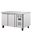 Polar Koelwerkbank RVS 2 deurs | 60x40cm | 427L | (H)86x(B)151x(D)80