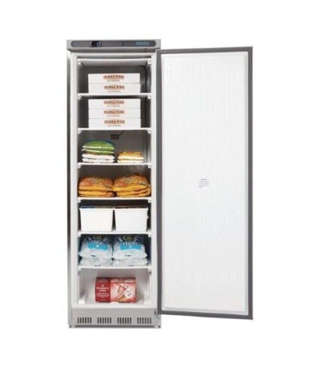 Vrieskast RVS | 365L | (H)185x60x60cm