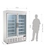 Polar Display vriezer | met wielen | 950L | (H)199x(B)137x(D)74,5