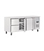 Polar Koelwerkbank RVS | 2 deurs 2 lades | 417L | (H)86x(B)179,5x(D)70