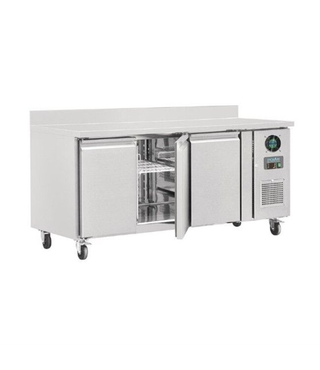 Vrieswerkbank RVS | 3 Deurs | Spatrand | 417L | (H)96x(B)179,5x(D)70cm