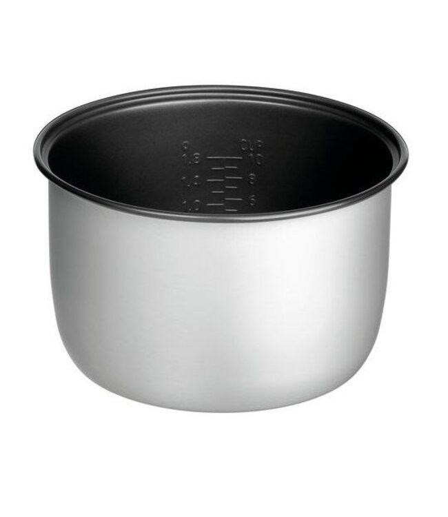Rijstkoker RVS - 0,8kg rijst - 1,8L inhoud