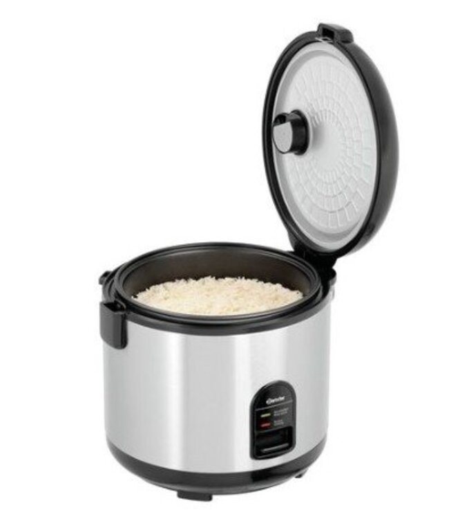 Rijstkoker RVS - 0,8kg rijst - 1,8L inhoud