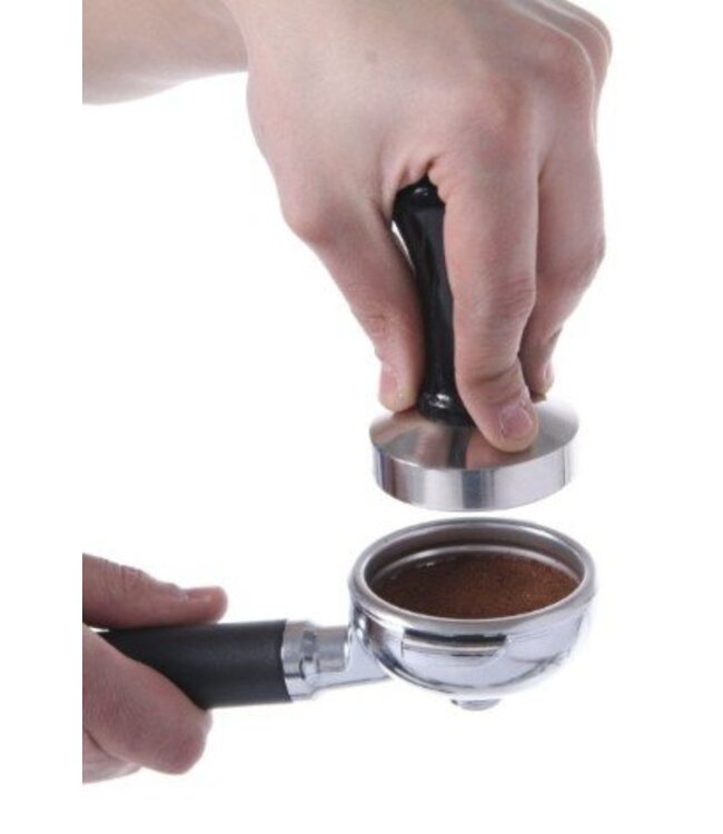 Koffie tamper RVS
