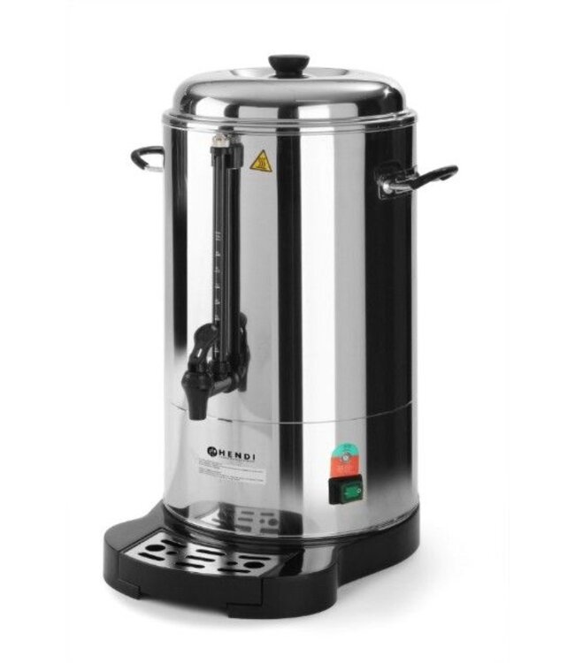 Koffie percolator - RVS filter - dubbelwandig - 10L