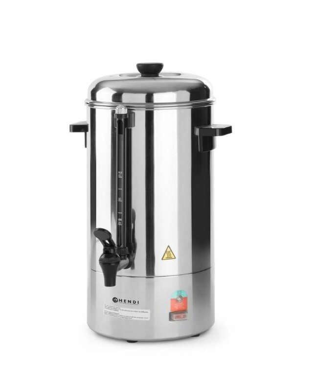 Koffie percolator - RVS filter - enkelwandig - 10L