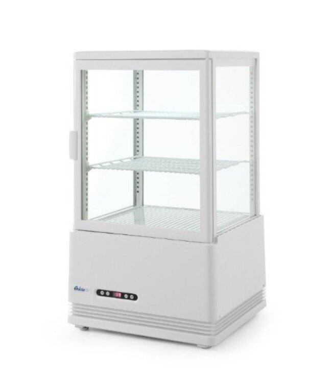 Hendi Koelvitrine tafelmodel | wit | 58L | (H)81,6x(B)45,2x(D)40,6