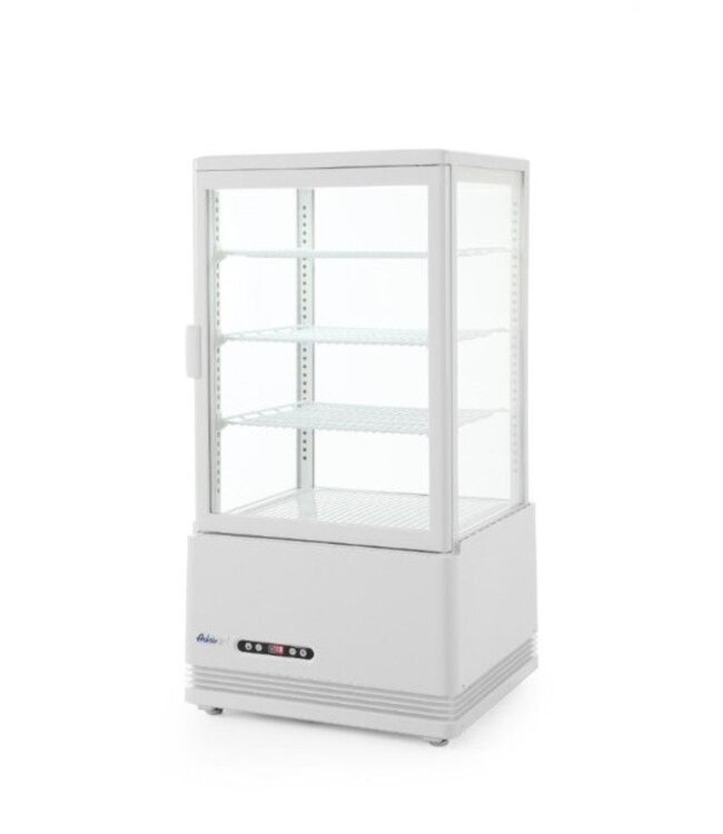 Koelvitrine tafelmodel | Wit | 68L | (H)89,1x(B)45,2x(D)40,6cm