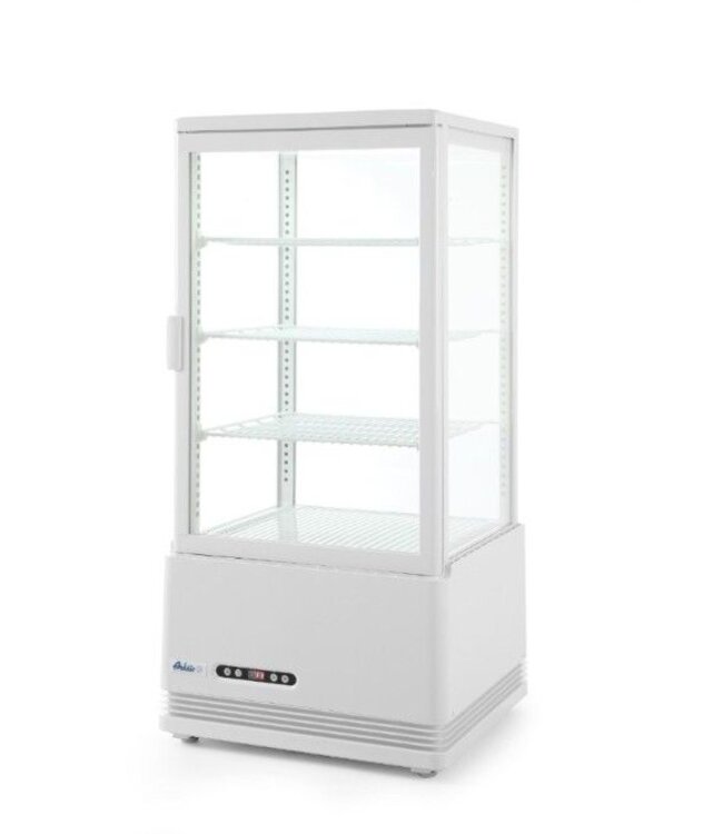 Koelvitrine tafelmodel | Wit | 78L | (H)96,6x(B)45,2x(D)40,6cm