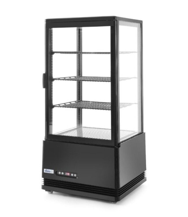 Koelvitrine tafelmodel | Zwart | 78L | (H)96,6x(B)45,2x(D)40,6cm