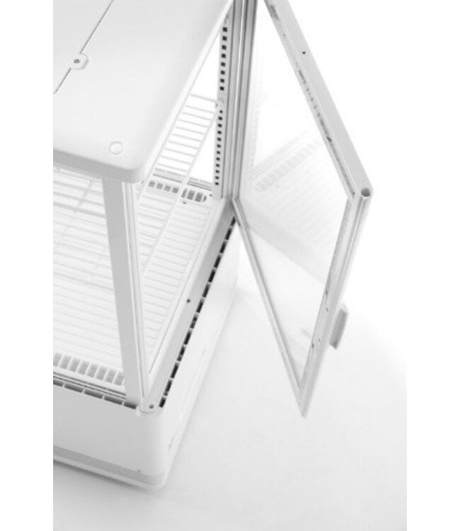 Koelvitrine tafelmodel groot | Wit | 98L | (H)111,6x(B)45,2x(D)40,6cm