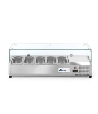 Arktic Opzetkoelvitrine Kitchen Line | 5x 1/4GN | (H)46x(B)120,5x(D)33,5cm