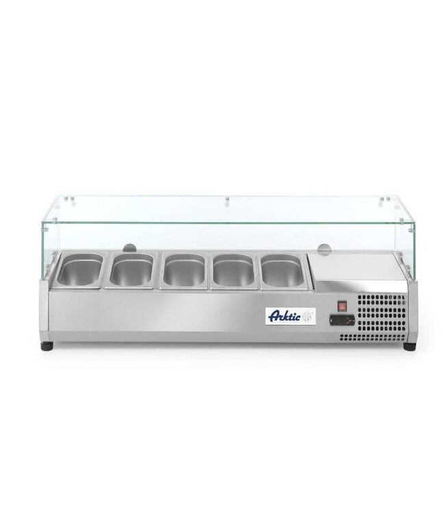 Opzetkoelvitrine Kitchen Line| 5x 1/4GN | (H)43x(B)120x(D)33,5