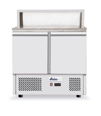 Hendi Pizza werkbank Kitchen Line | 2 deurs | boven 5/6GN | (H)110x(B)90x(D)70