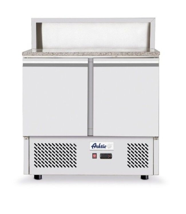 Pizza werkbank Kitchen Line | 2 deurs | boven 5/6GN | (H)110x(B)90x(D)70