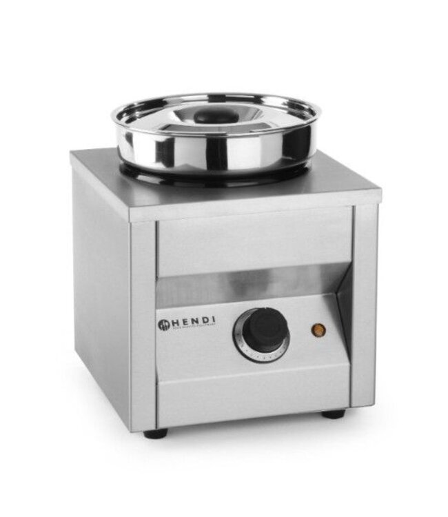 Bain marie met ronde pot - Ø185mm - 4,2 liter