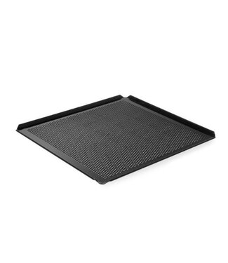 Hendi Aluminium tray met teflon - geperforeerd - 2/3GN