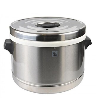 Tiger Thermische rijstwarmhouder RVS - 5,7kg rijst - 14,5L inhoud - tot 6 uur warm