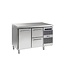 Koelwerkbank Gastro K 1407 CSG A DL/2D L2 - 1/1 GN