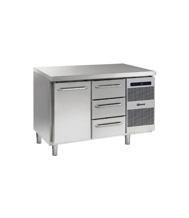 Koelwerkbank Gastro K 1407 CSG A DL/3D L2 - 1/1 GN