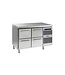 Koelwerkbank Gastro K 1407 CSG A 2D/2D L2 - 1/1 GN