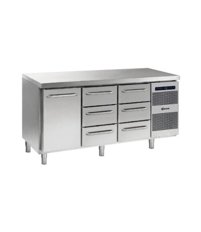 Koelwerkbank Gastro K 1807 CSG A DL/3D/3D L2 - 1/1 GN
