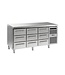 Koelwerkbank Gastro K 1807 CSG A 3D/3D/3D L2 - 1/1 GN